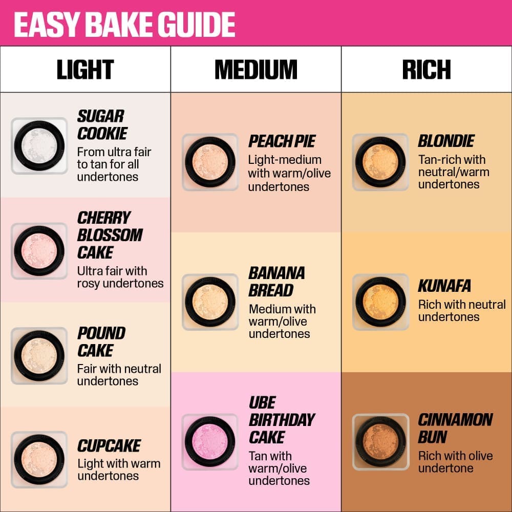 EASY BAKE LOOSE BAKING & SETTING POWDER (POLVO FIJADOR DE MAQUILLAJE)